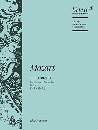 Flötenkonzert D-dur KV 314 (285d) Breitkopf Urtext - Ausgabe für Flöte und Klavier (EB 8047) von Breitkopf & Härtel